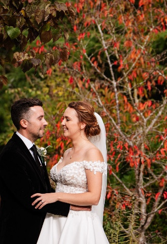 Autumnal Wedding portrait