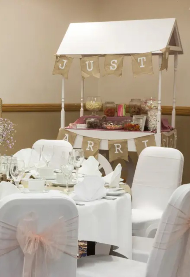Sweet Cart for Wedding Breakfast