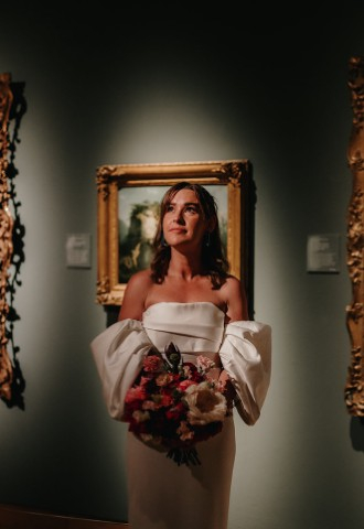 bride in art gallery ulster museum