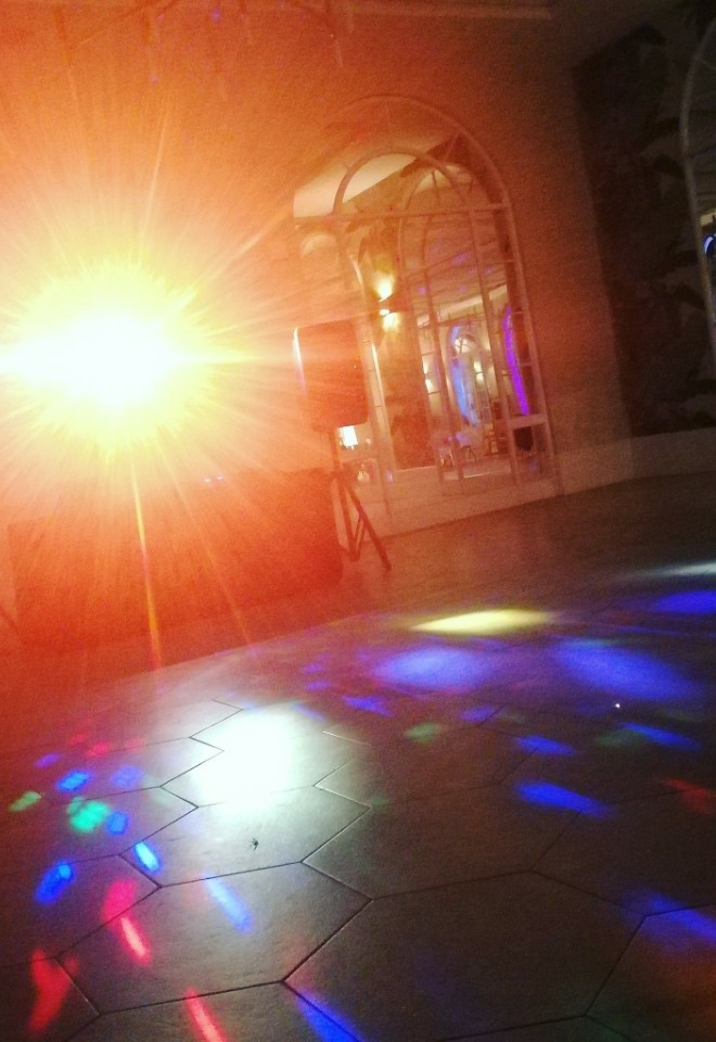 Real Event DJs at Deer Park Country House, Devon - Lighting Setup