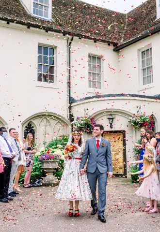 Confetti at Wedding Venue