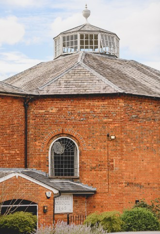 View of the Kings Chapel Dome Window, Amersham, Buckinghamshire