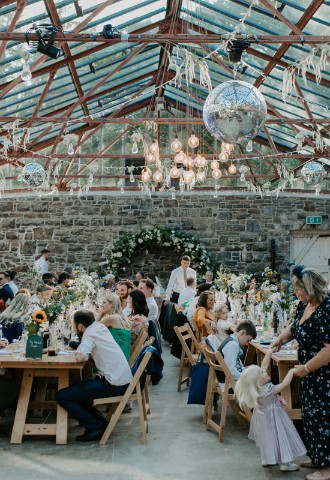 Wedding Reception at Plas Dinam, Mid Wales