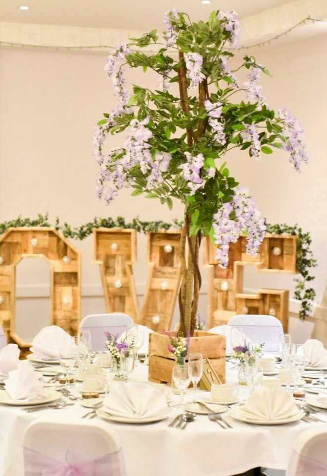 Beautiful wedding set up