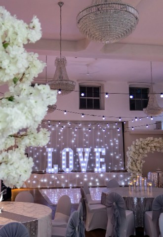 Wortley Hall Ballroom evening reception