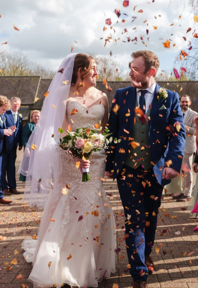 Confetti Moment at Worton Hall