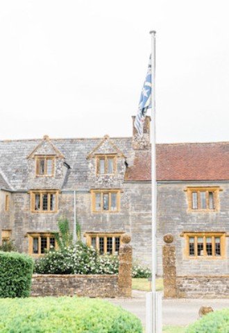 Midelney Manor flying the flag