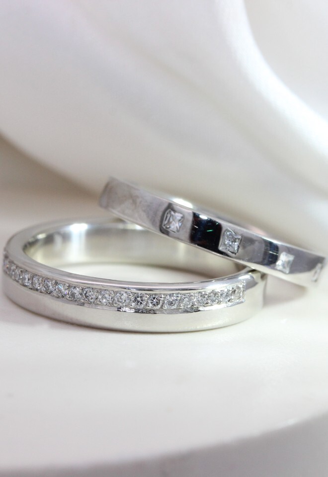 Holts Gems Platinum Wedding Rings