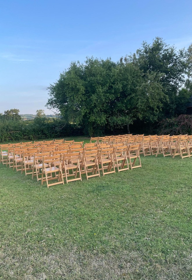 lawned wedding ceremony