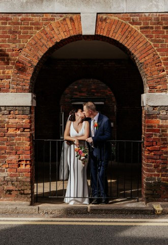 Couple at the Market Hall, Old Amersham