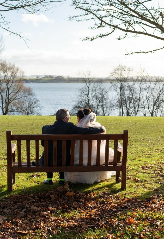 Taking a Moment, lakeside at Draycote Hotel