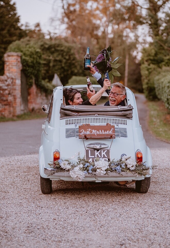 Wedding Car Exit - The Old Mill