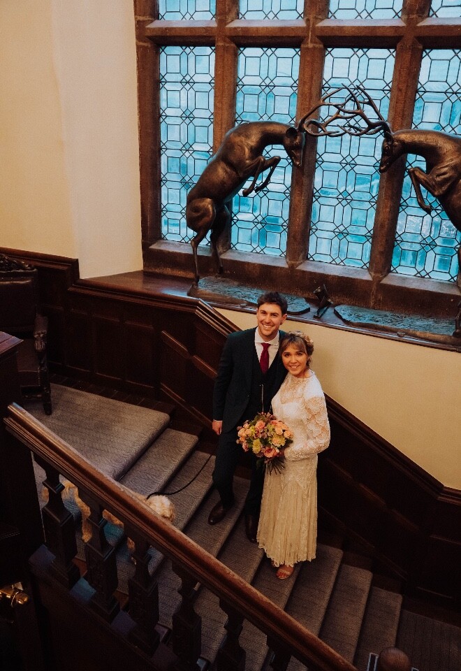 Staircase in Manor 