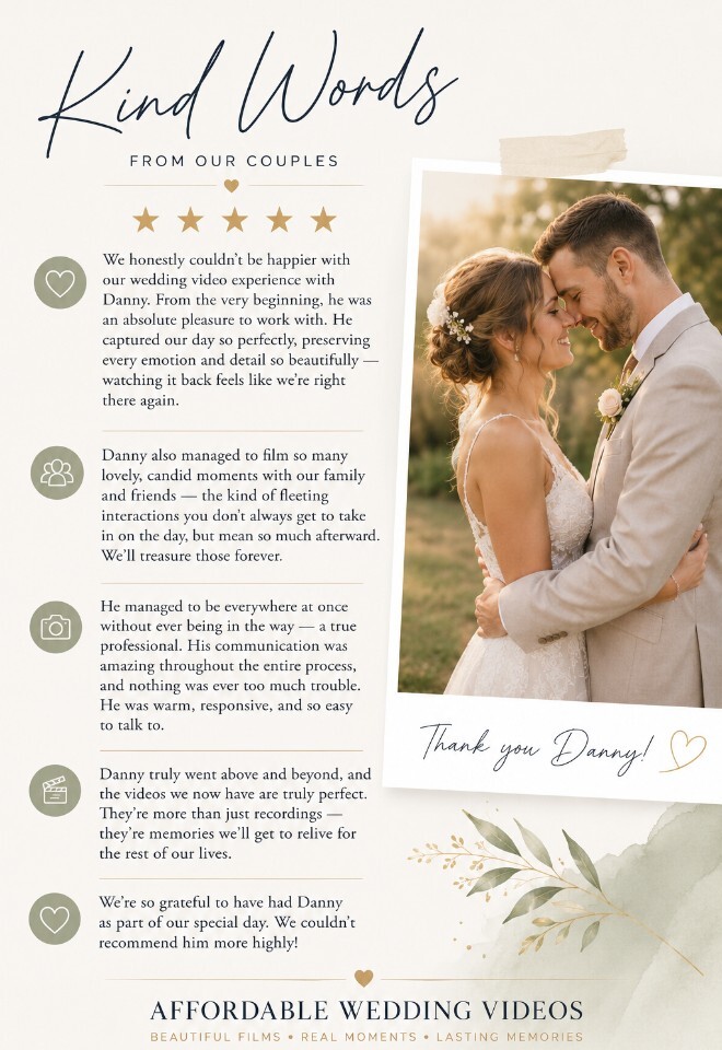 Affordable Wedding Video Testimonial