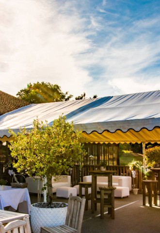 Hintlesham Golf Club Sun on the terrace