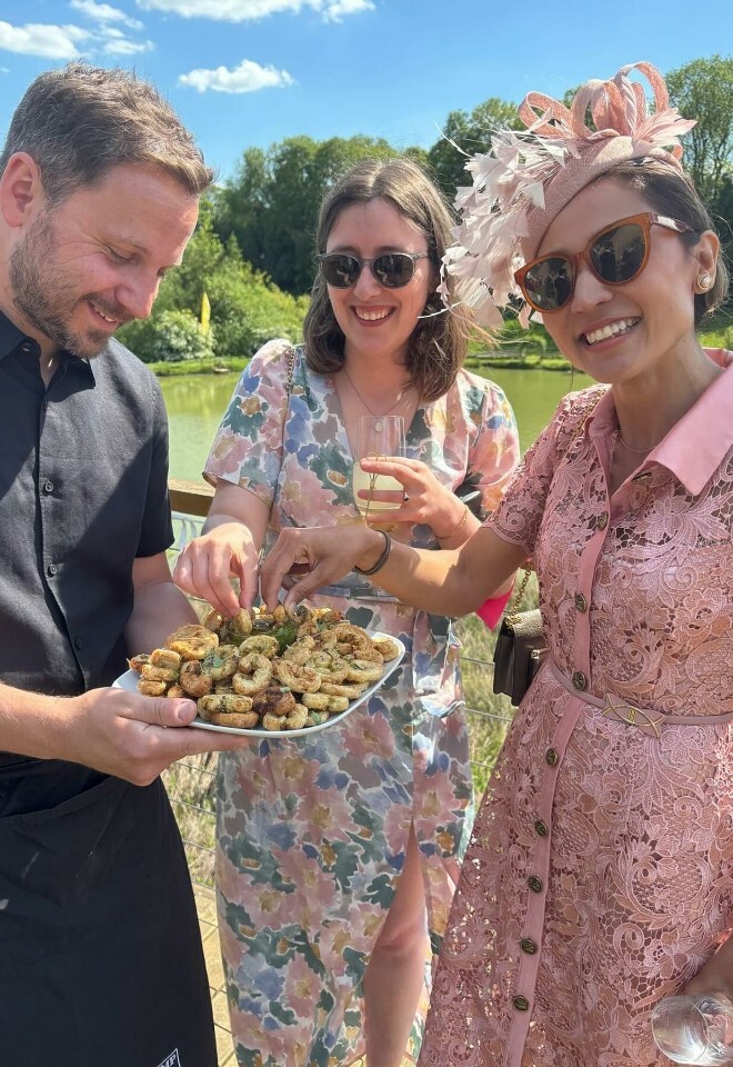 wedding canapes from Kemp & Kemp