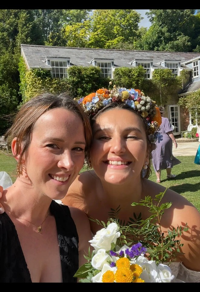 Beautiful bride Olivia on her special day