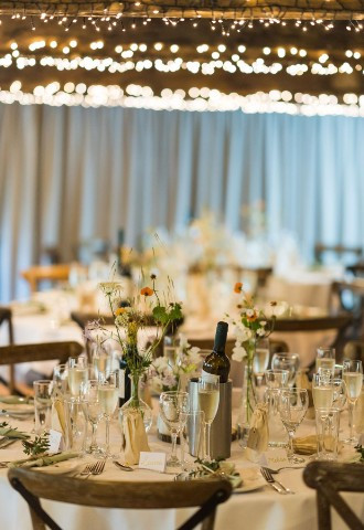 Romantic wedding breakfast at Egypt Mill