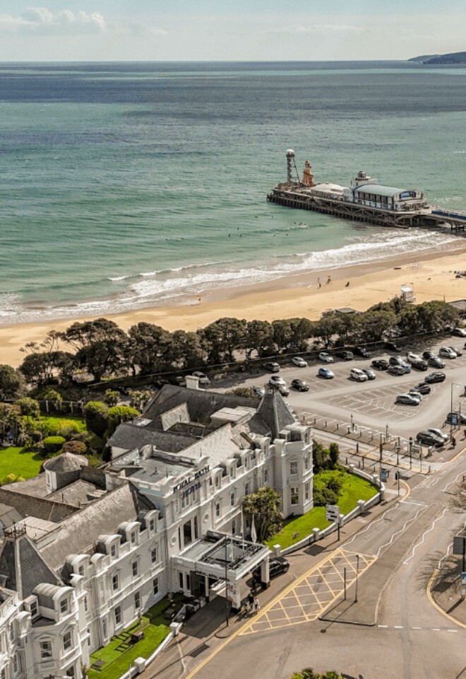 The Royal Baths Coastal Views of the Pier. You can tie the knot just two minutes away from the promenade. 