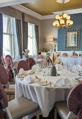 Lowther Room Wedding Breakfast Glendower Hotel