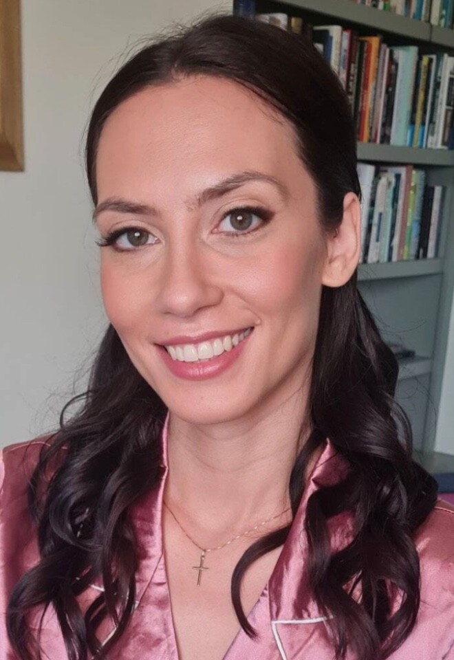 Bridesmaid hair and makeup