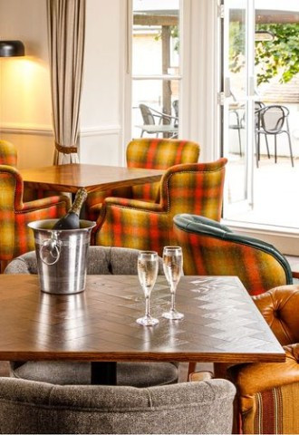 Comfortable venue lounging area