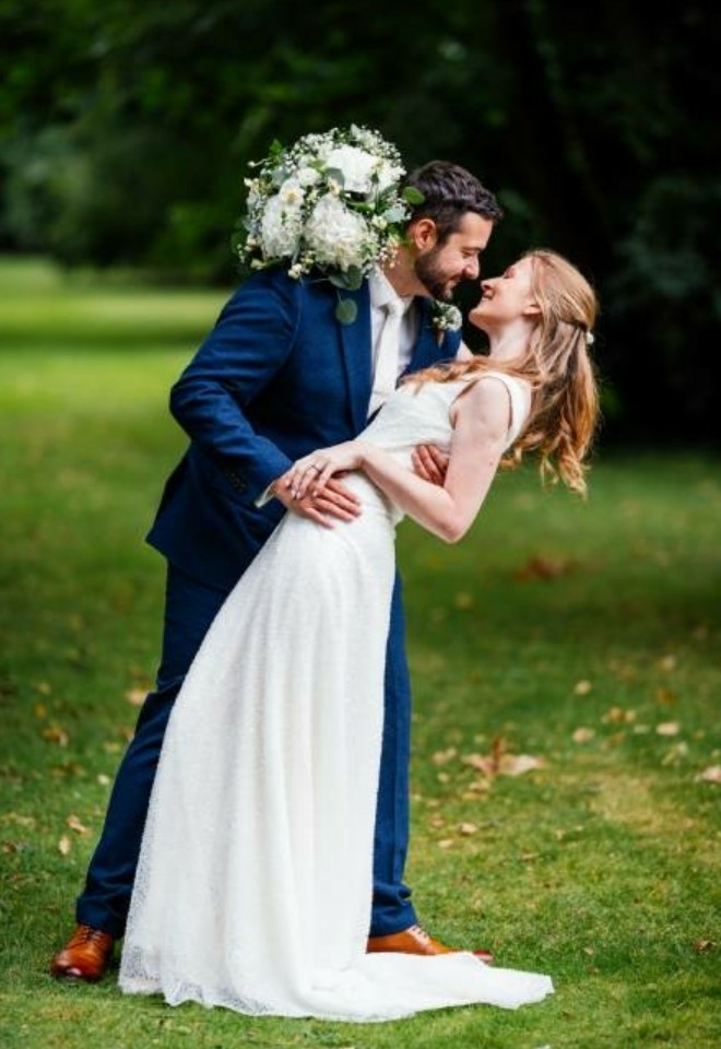 Leaning in for a kiss in the woods- Sprowston Manor Norwich