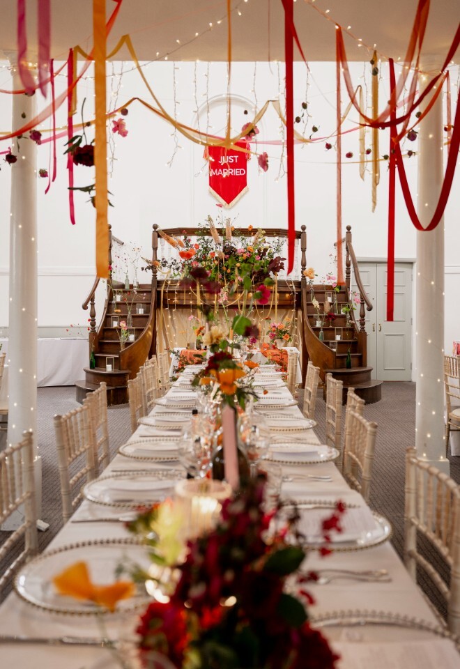 Wedding Breakfast Set Up 