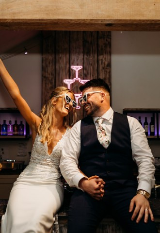 Champagne at the Bar!