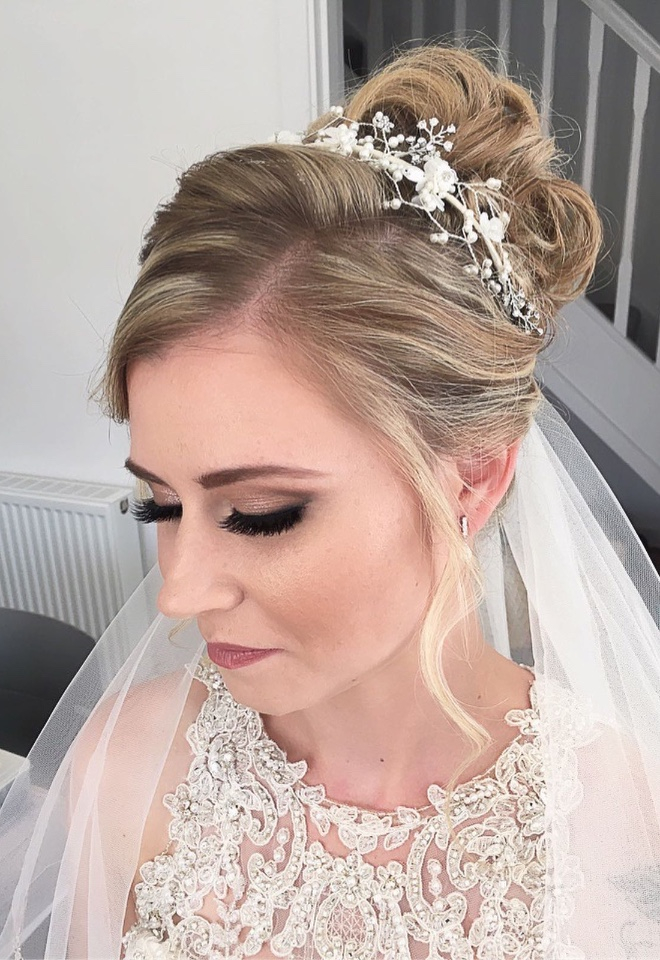 Oxford Wedding Hair stylist Up Do
