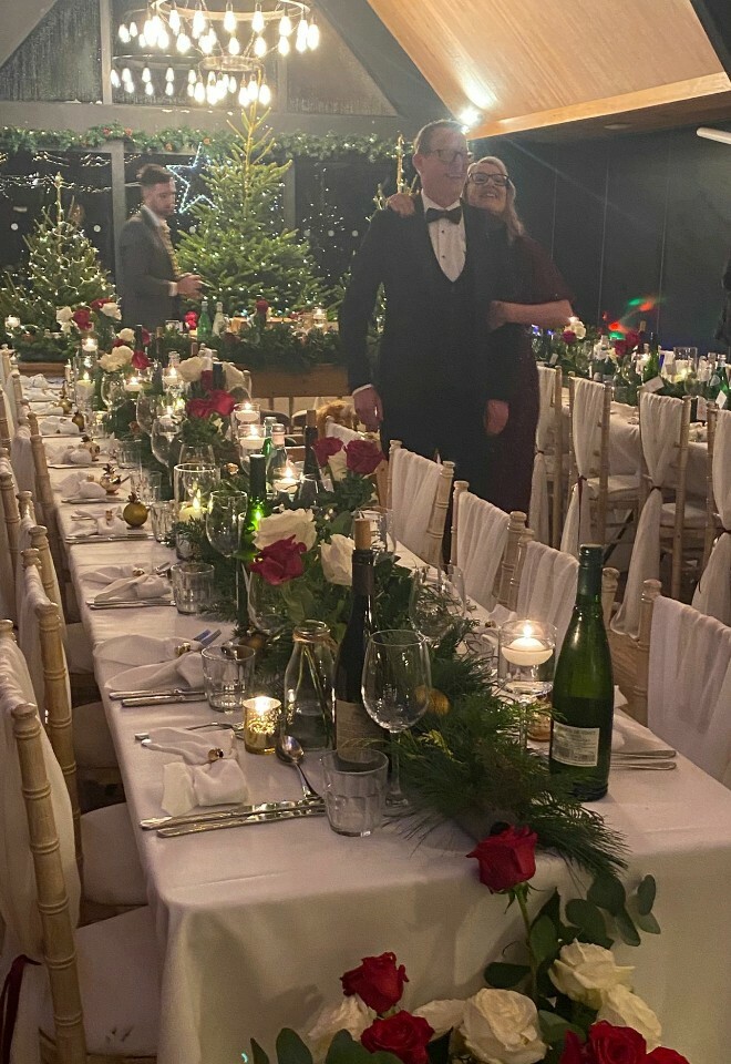 Table dressing at Christmas