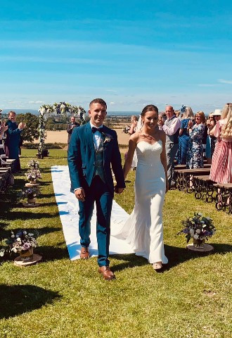 Outdoor summer weddings Thief Hall Yorkshire