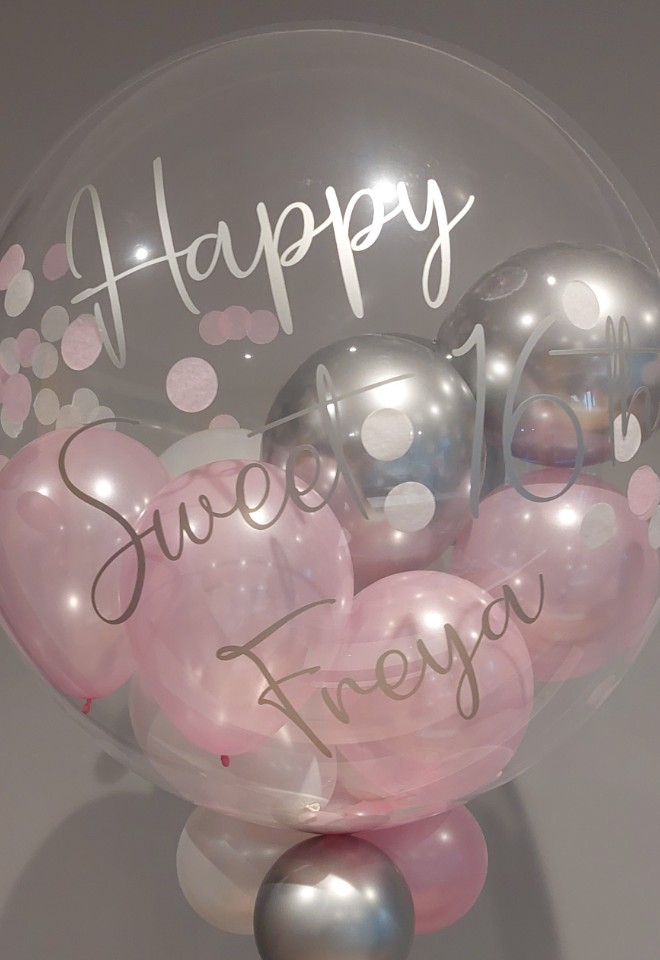 Personalised Confetti Bubble