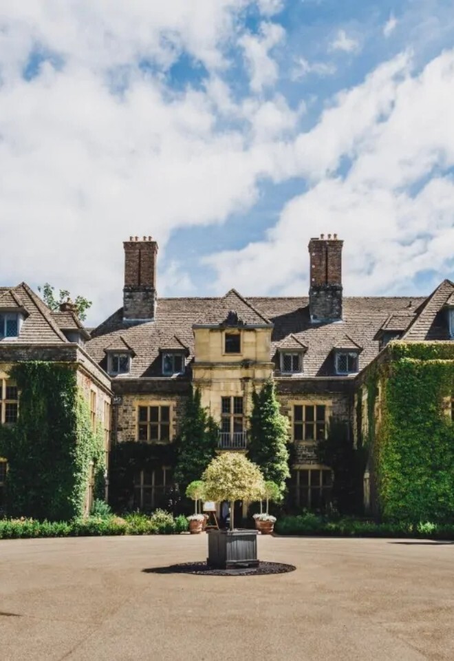 Exterior of Llangoed Hall