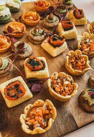 The Adelphi Hotel Wedding Canapes