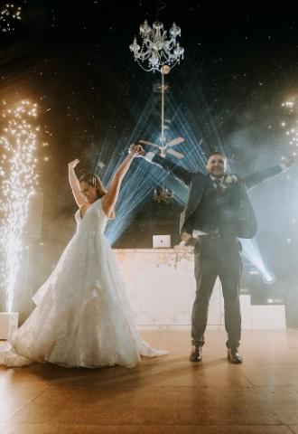 evening reception, first dance