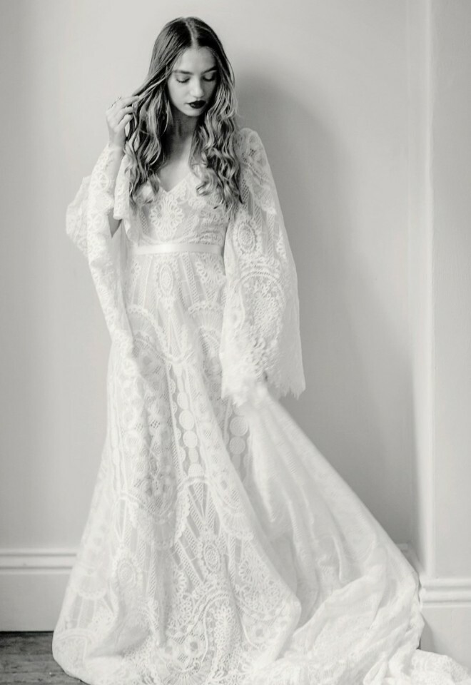 boho lace wedding dress Reading
