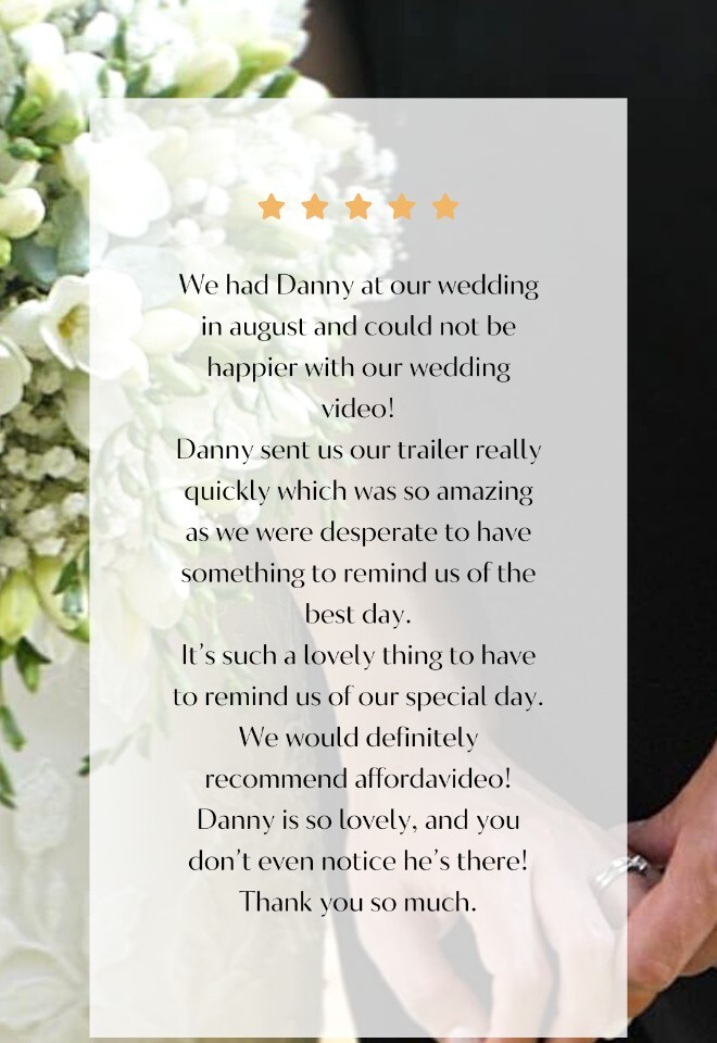 Affordable Wedding Video Testimonial