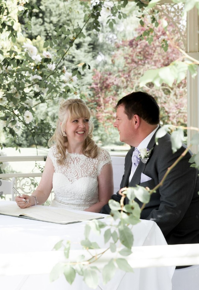 Happy Couple - Outside Ceremony
