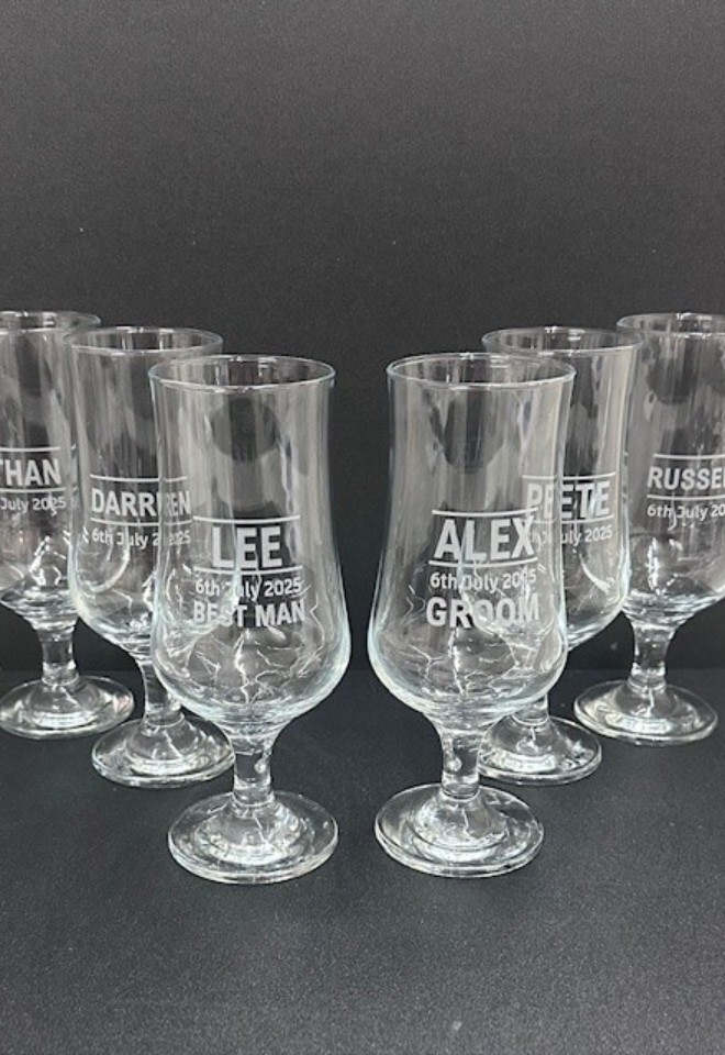 Beer glasses