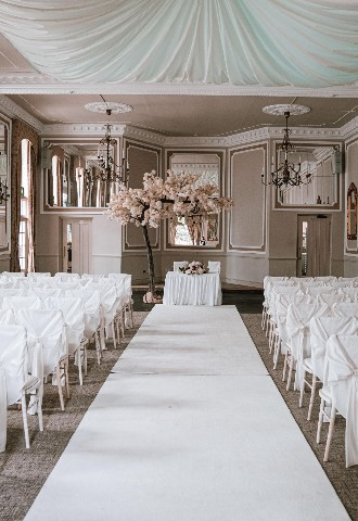 Wedding Ceremony Set Up, Ringwood Hall Hotel, Derbyshire