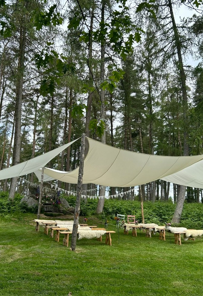 Swinton Bivouac Wedding Ceremony Set up