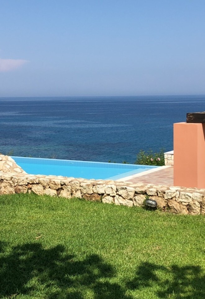 Villa Brio Seafront Wedding Venue in Kefalonia overlooking the Ionian Sea