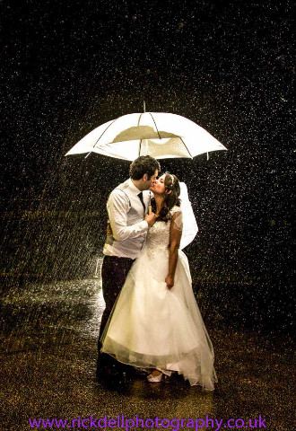 Rain shot at Statham Lodge