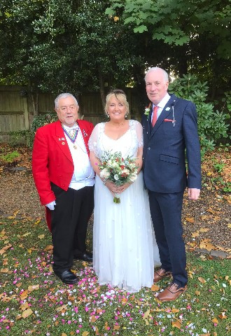 Forest Lodge Hotel wedding toastmaster