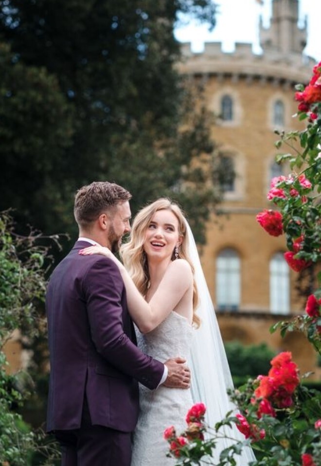Rose Garden at Belvoir Castle for ceremonies and drink receptions 