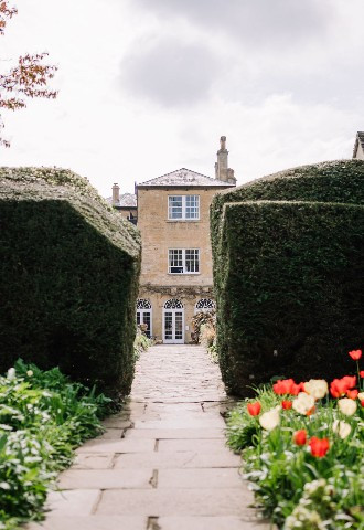 Exterior building and grounds of Cotswold House Hotel & Spa