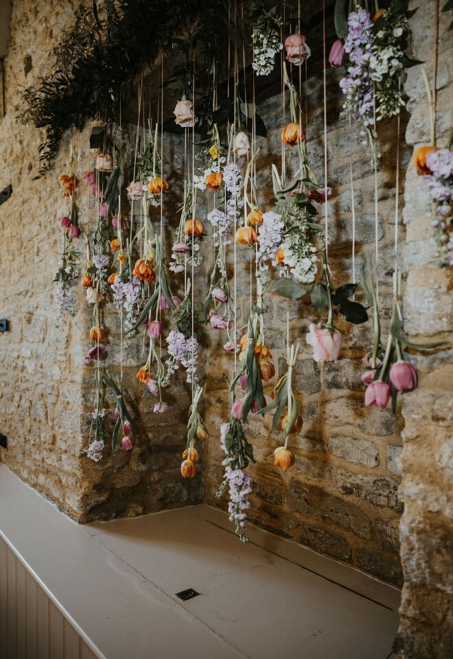 Hanging flowers 