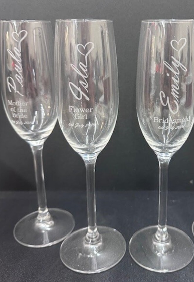 Prosecco glasses