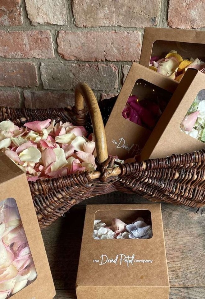 Natural Confetti from The Dried Petal Company